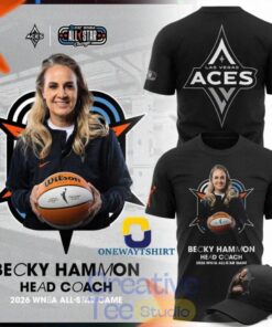 Becky Hammon Head Coach 2026 WNBA All-Star Las Vegas Aces T-Shirt