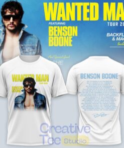 Benson Boone Wanted Man Signature 3D T-Shirt