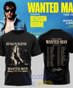 Benson Boone Wanted Man Signature 3D T-Shirt