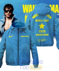 Benson Boone Wanted Man Signature Windbreaker Jacket