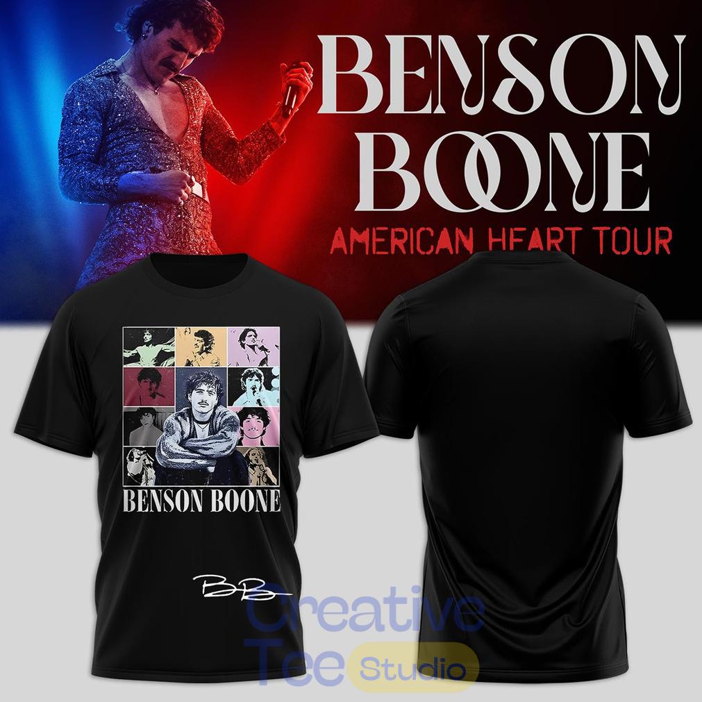 Benson Boone’s American Heart World Tour 2D T-Shirt Benson Boone’s American Heart World Tour 2D T-Shirt