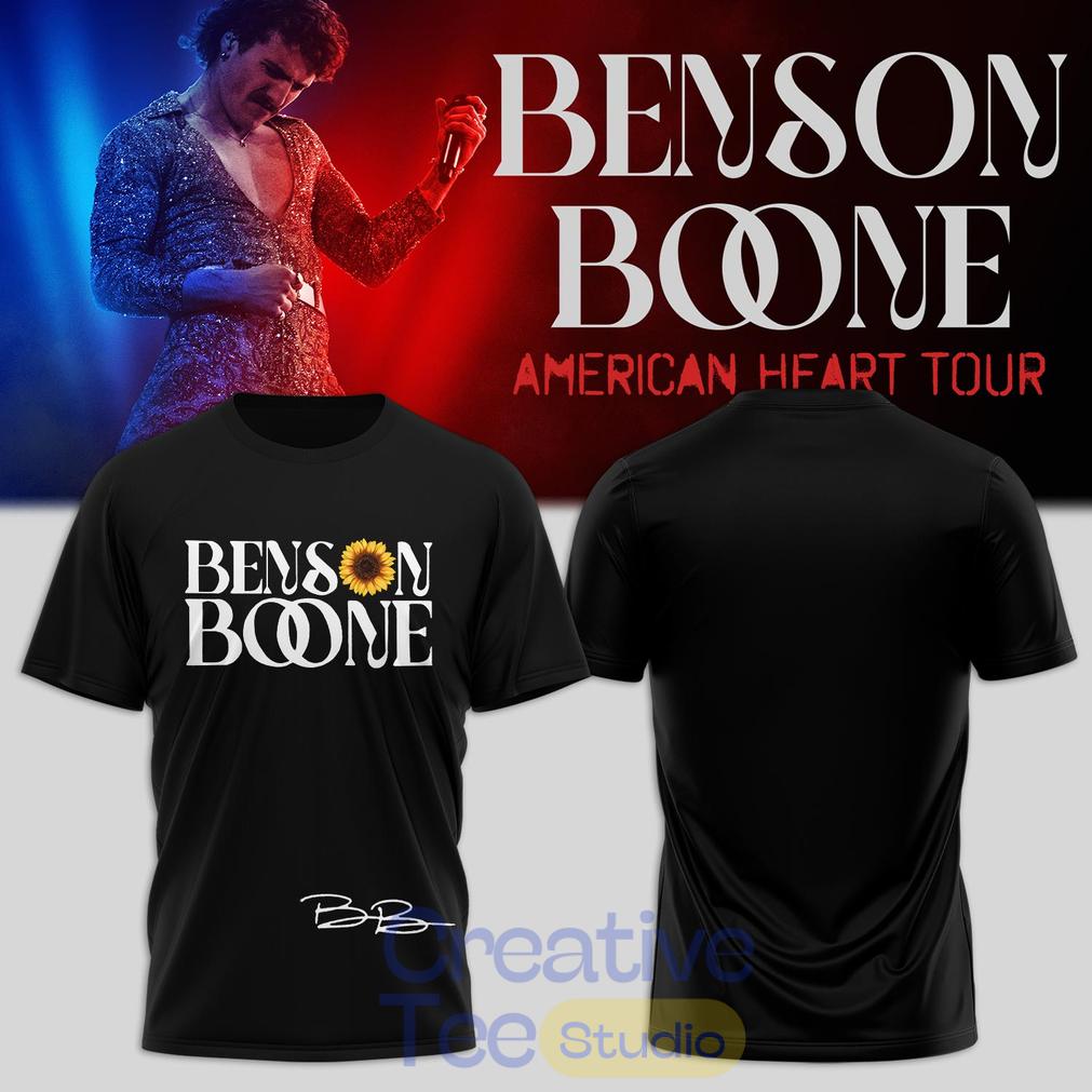 Benson Boone’s American Heart World Tour 2D T-Shirt Benson Boone’s American Heart World Tour 2D T-Shirt