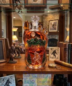 Bigfoot Wilderness Foot-shaped Whiskey Bottle