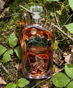 Bigfoot Wilderness Foot-shaped Whiskey Bottle