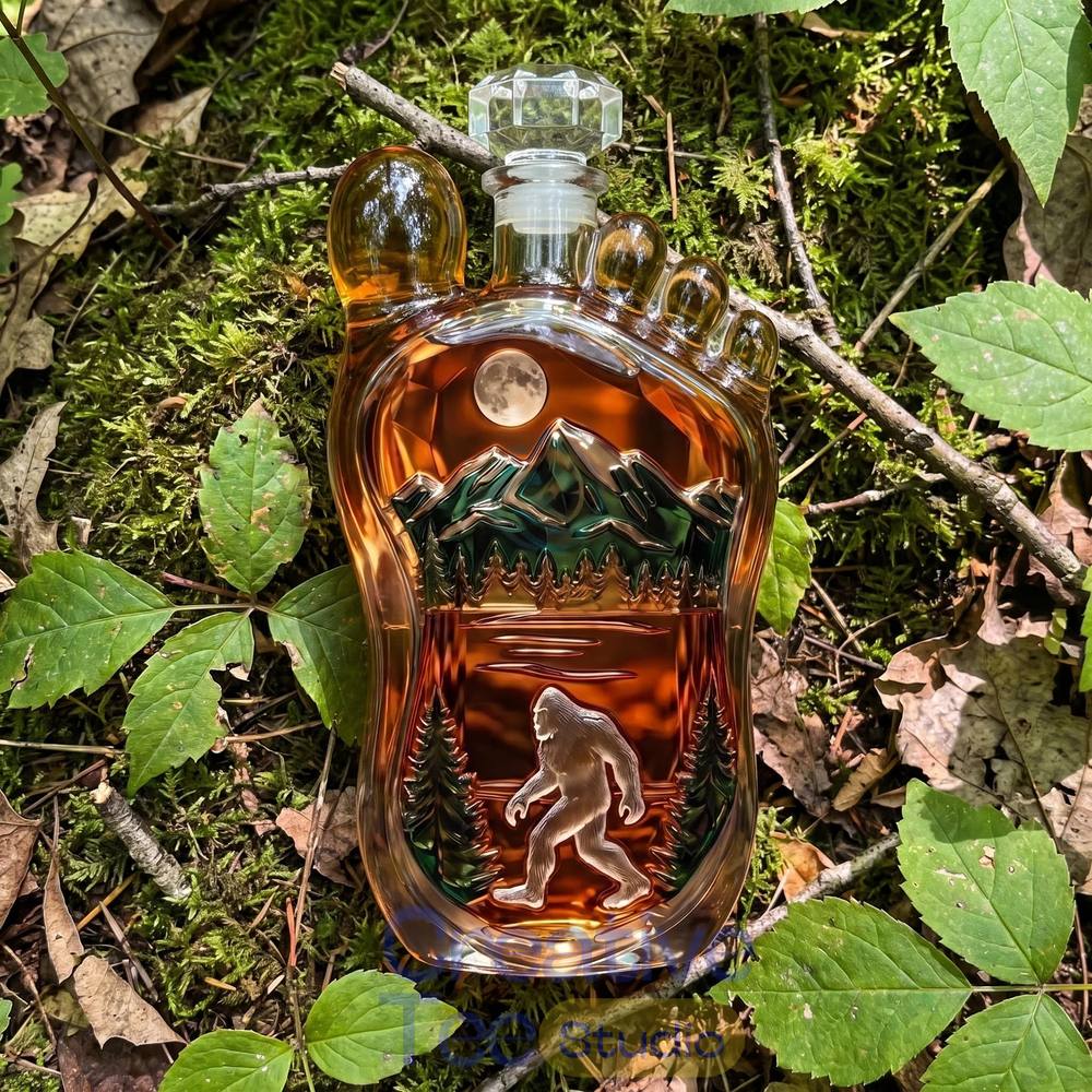 Bigfoot Wilderness Foot-shaped Whiskey Bottle Bigfoot Wilderness Foot-shaped Whiskey Bottle