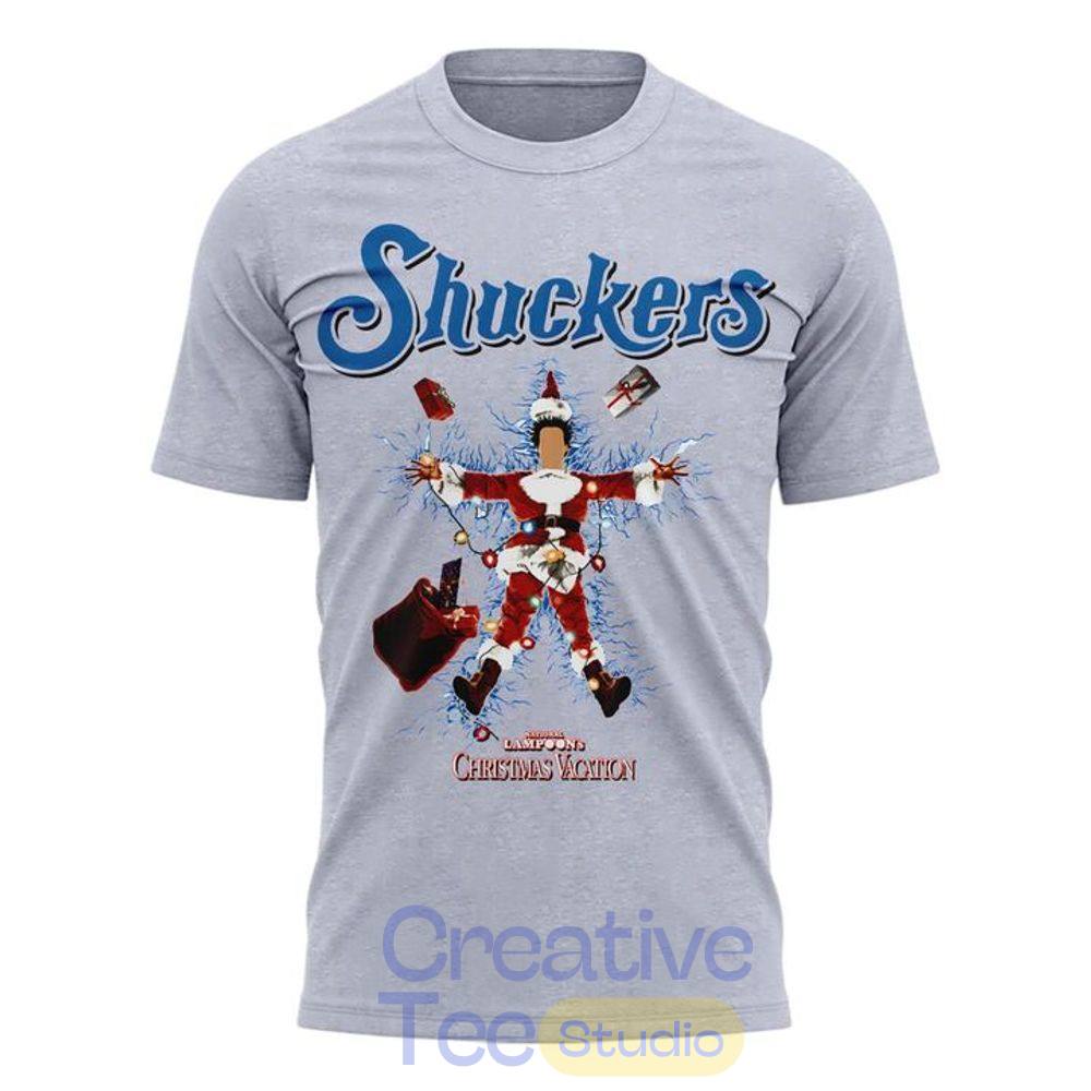 Biloxi Shuckers 2026 Christmas Vacation T-Shirt Biloxi Shuckers 2026 Christmas Vacation T-Shirt