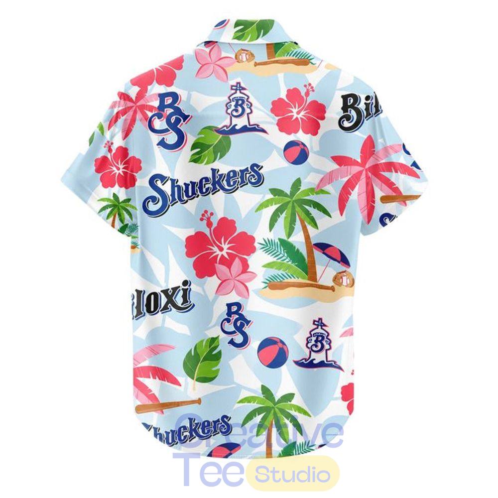 Biloxi Shuckers x Christmas in July 2026 Special Hawaiian Shirt Biloxi Shuckers x Christmas in July 2026 Special Hawaiian Shirt