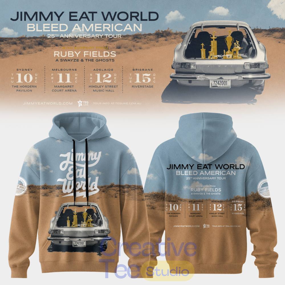 Bleed American 25th Anniversary Tour Special Hoodie Bleed American 25th Anniversary Tour Special Hoodie