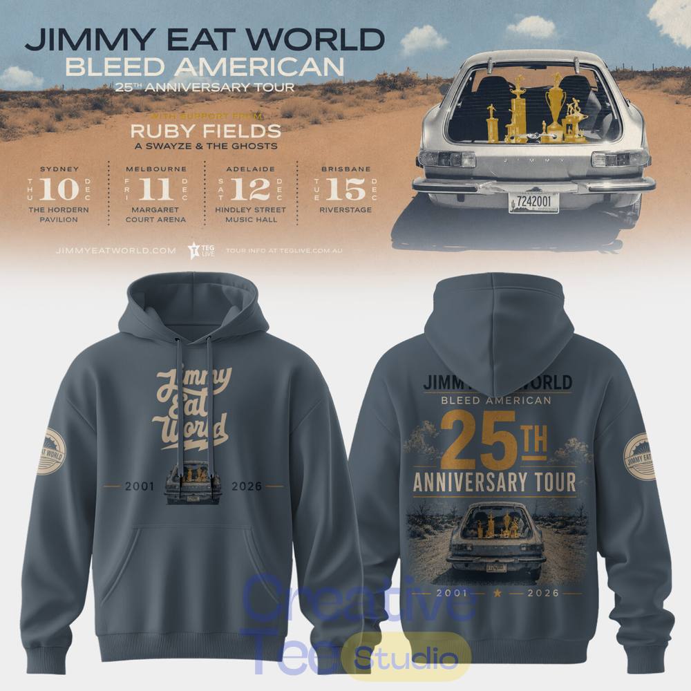 Bleed American 25th Anniversary Tour Special Hoodie Bleed American 25th Anniversary Tour Special Hoodie