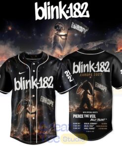 Blink-182 Never Grew Up Baseball Jersey – Europe Tour Edition