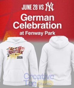 Boston Red Sox German Celebration Special White Hoodie