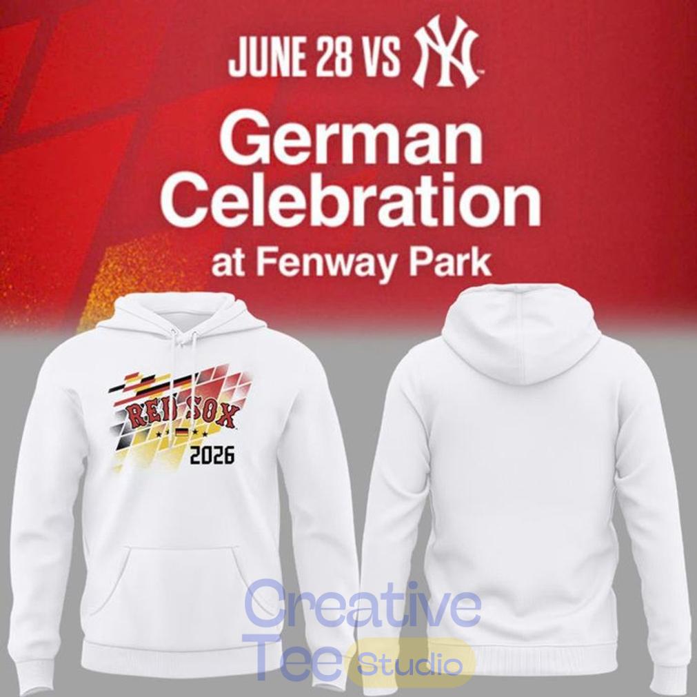 Boston Red Sox German Celebration Special White Hoodie Boston Red Sox German Celebration Special White Hoodie