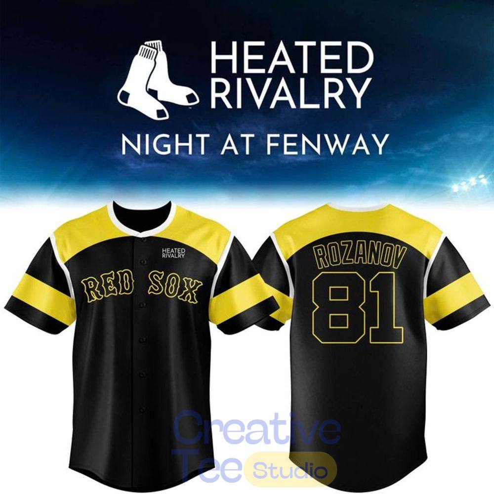 Boston Red Sox x Heated Rivalry Ilya Rozanov #81 Special Baseball Jersey Boston Red Sox x Heated Rivalry Ilya Rozanov #81 Special Baseball Jersey