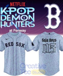 Boston Red Sox x K-Pop Demon Hunters 2026 Special Baseball Jersey Boston Red Sox x K-Pop Demon Hunters 2026 Special Baseball Jersey