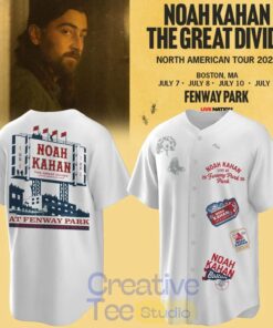 Boston Red Sox x Noah Kahan – The Great Divide Tour 2026 Baseball Jersey