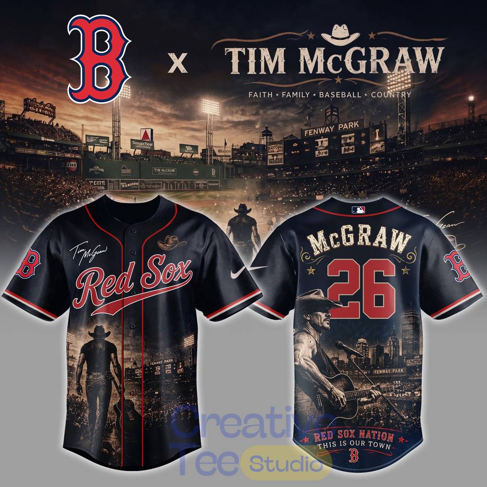 Boston Red Sox x Tim McGraw Concert Night Limited Jersey Boston Red Sox x Tim McGraw Concert Night Limited Jersey