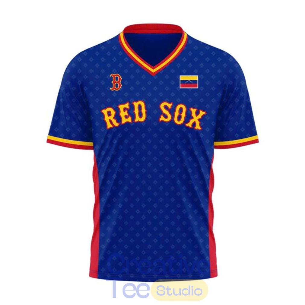 Boston Red Sox x Venezuelan Heritage 2026 Jersey Shirt Boston Red Sox x Venezuelan Heritage 2026 Jersey Shirt