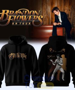 Brandon Flowers On Tour 2026 Signature Black Edition Hoodie