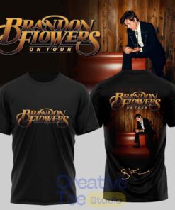 Brandon Flowers On Tour 2026 Signature Black Edition Tee