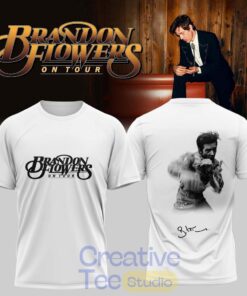Brandon Flowers On Tour 2026 Signature White Edition Tee