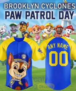 Brooklyn Cyclones 2026 Paw Patrol Day Baseball Jersey