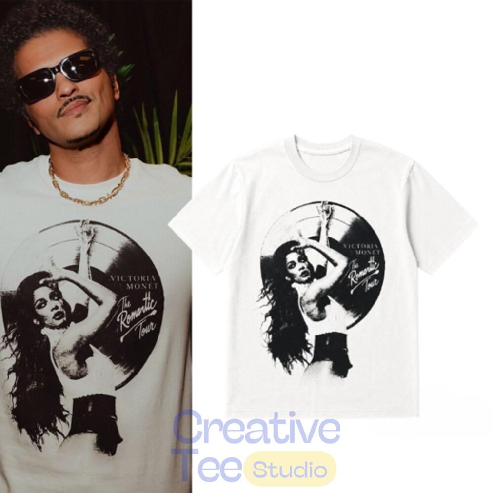 Bruno Mars x Victoria Monét The Romantic Tour Special Shirt Bruno Mars x Victoria Monét The Romantic Tour Special Shirt
