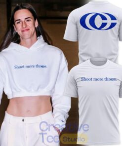 Caitlin Clark Shoot More Threes 2026 White Shirt Caitlin Clark Shoot More Threes 2026 White Shirt