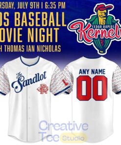 Cedar Rapids Kernels Breast Cancer Night 2026 Custom Baseball Jersey