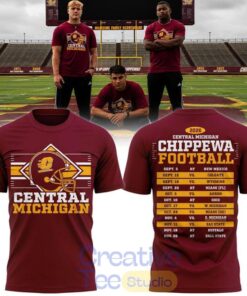 Central Michigan Chippewas Football 2026 Schedule Special T-Shirt