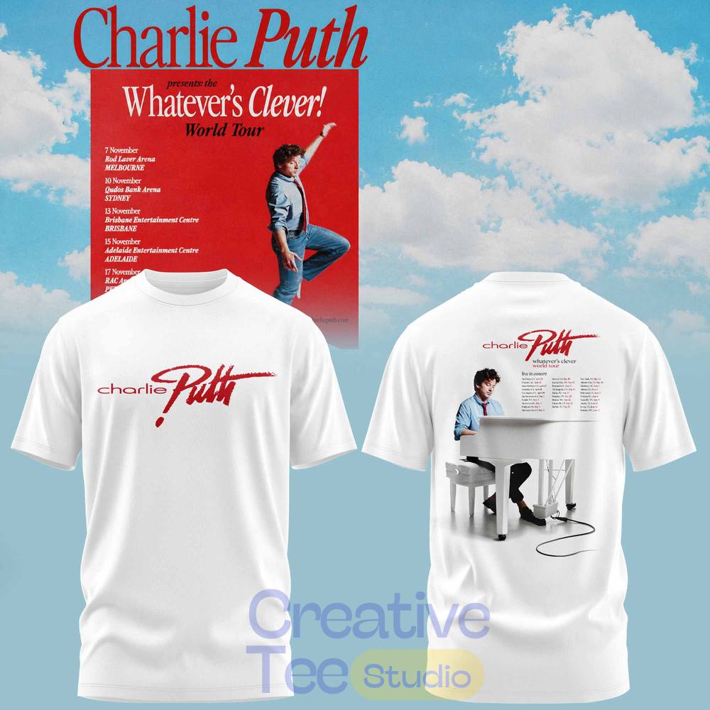 Charlie Puth “Whatever’s Clever!” World Tour Hoodie Charlie Puth “Whatever’s Clever!” World Tour Hoodie