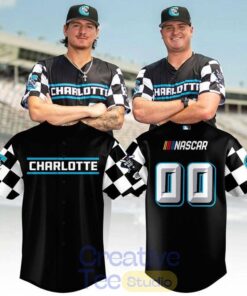 Charlotte Knights x NASCAR Theme 2026 Black Baseball Jersey