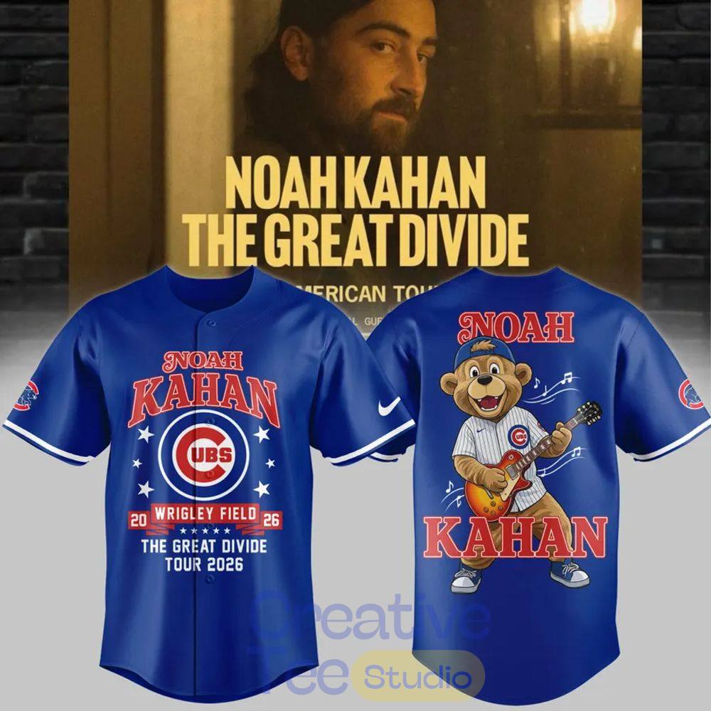 Chicago Cubs x Noah Kahan The Great Divide Tour 2026 Baseball Jersey Chicago Cubs x Noah Kahan The Great Divide Tour 2026 Baseball Jersey