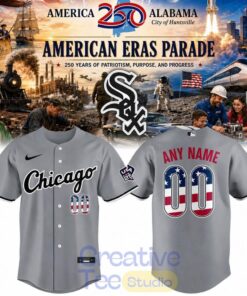 Chicago White Sox USA 250 Fourth of July Road Stadium Baseball Jersey