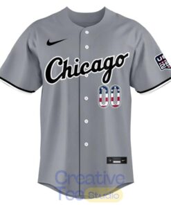 Chicago White Sox USA 250 Fourth of July Road Stadium Baseball Jersey