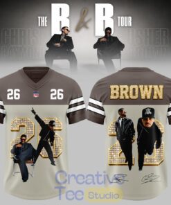 Chris Brown – The R&B Tour 2026 Exclusive Football Jersey