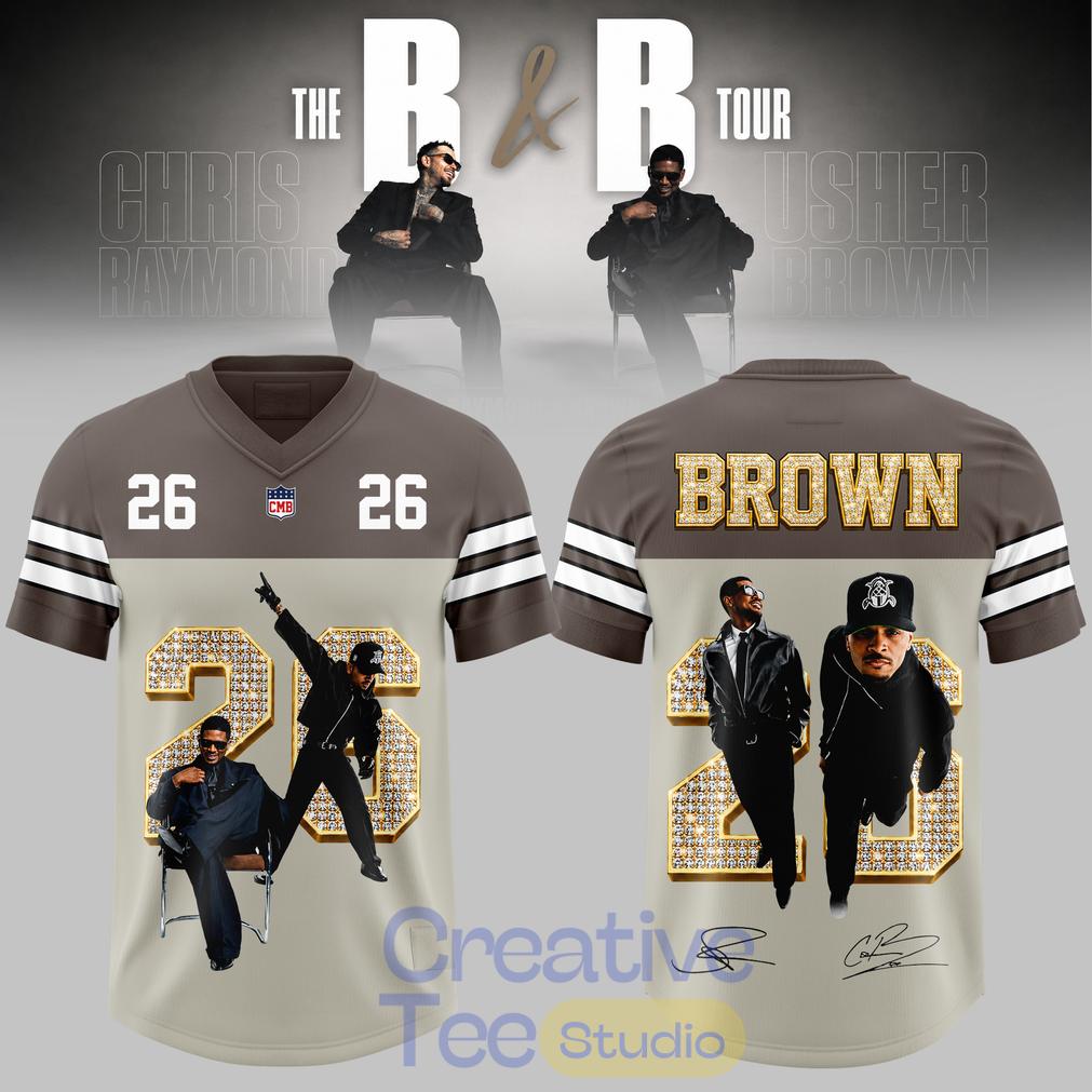 Chris Brown – The R&B Tour 2026 Exclusive Football Jersey Chris Brown – The R&B Tour 2026 Exclusive Football Jersey