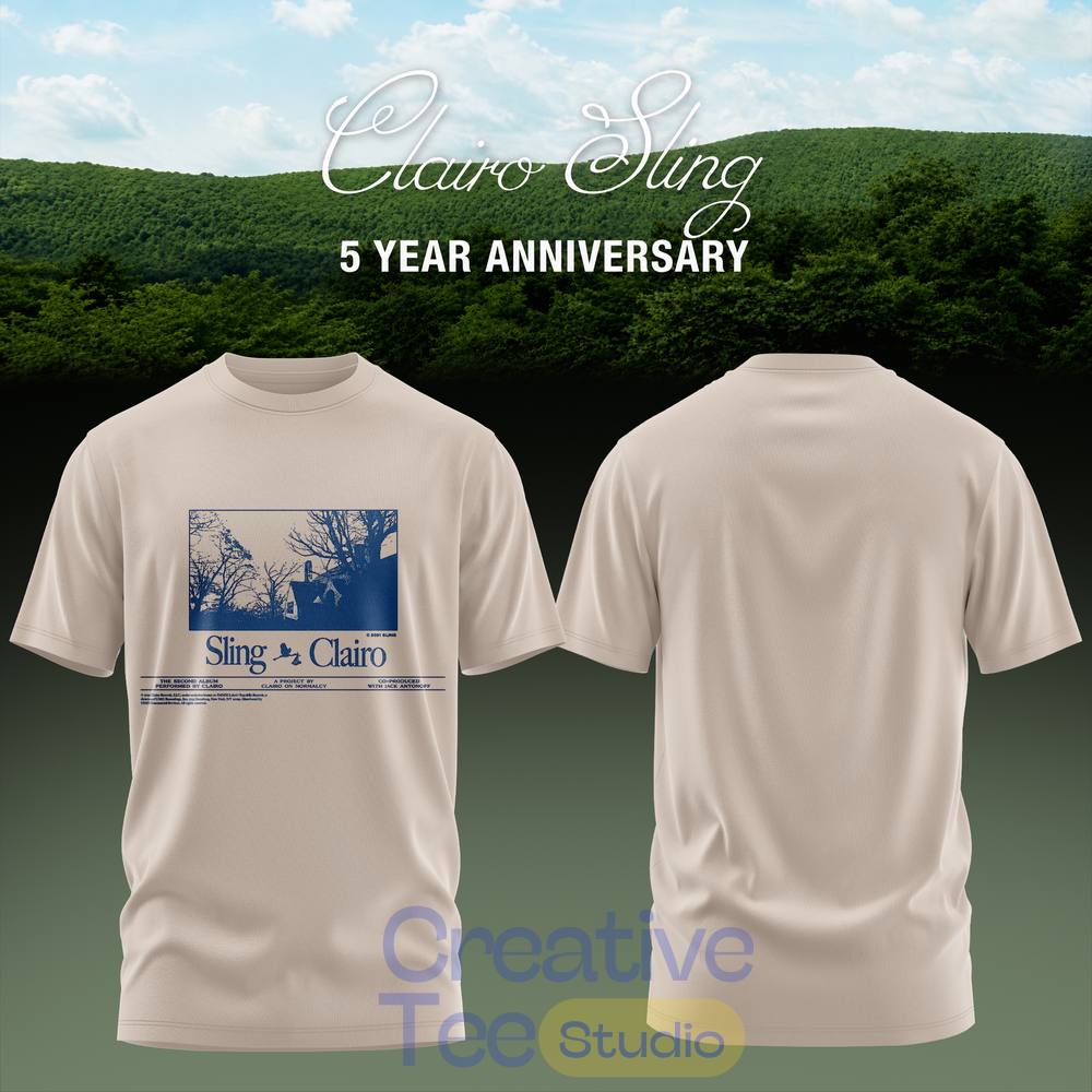 Clairo Sling 5 Year Anniversary Premium 2D T-Shirt Clairo Sling 5 Year Anniversary Premium 2D T-Shirt