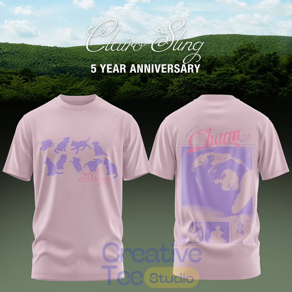 Clairo Sling 5 Year Anniversary Premium 3D T-Shirt Clairo Sling 5 Year Anniversary Premium 3D T-Shirt