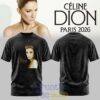 Céline Dion LIVE IN PARIS 2026 Limited 2D T-Shirt