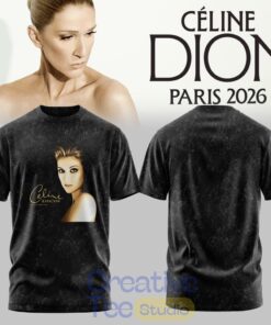 Céline Dion LIVE IN PARIS 2026 Limited 2D T-Shirt