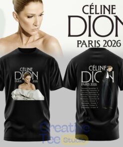 Céline Dion LIVE IN PARIS 2026 Limited T-Shirt