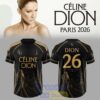 Céline Dion LIVE IN PARIS 2026 “Midnight Elegance” Football Jersey