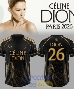 Céline Dion LIVE IN PARIS 2026 “Midnight Elegance” Football Jersey