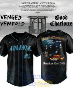 Colorado Avalanche North American Tour 2026 Baseball Jersey