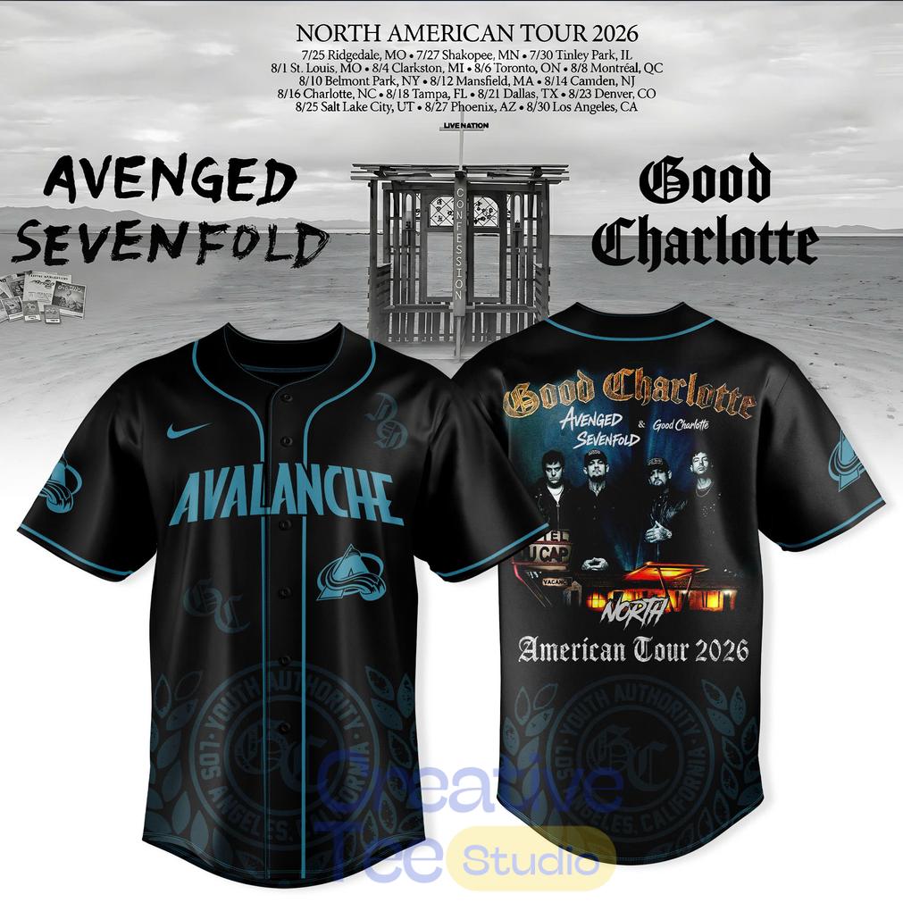 Colorado Avalanche North American Tour 2026 Baseball Jersey Colorado Avalanche North American Tour 2026 Baseball Jersey