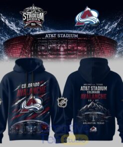 Colorado Avalanche Stadium Series 2027 Navy Tee Hoodie