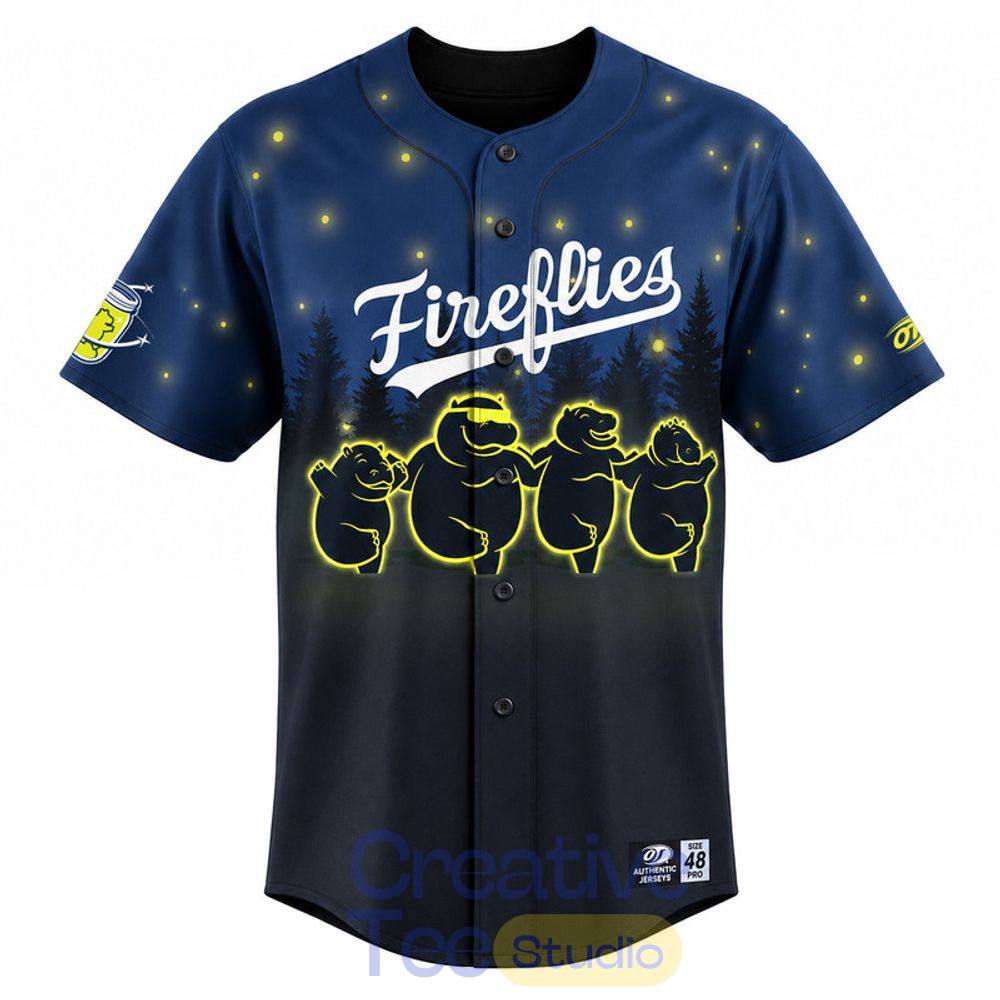Columbia Fireflies x Synchronized Hippos 2026 Baseball Jersey Columbia Fireflies x Synchronized Hippos 2026 Baseball Jersey