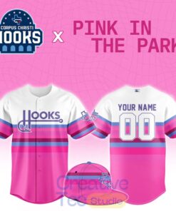 Corpus Christi Hooks Pink In The Park Custom Jersey