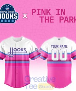 Corpus Christi Hooks Pink In The Park Custom Jersey