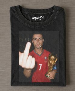 Cristiano Ronaldo 2026 Vintage World Cup Smoke Tee